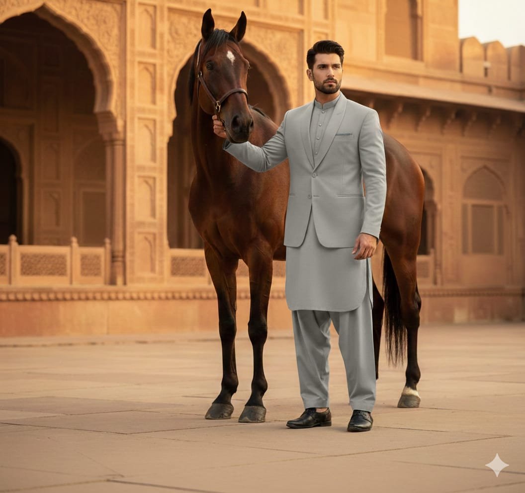 Men’s Wash & Wear Suit –Light MintMint - Image 2